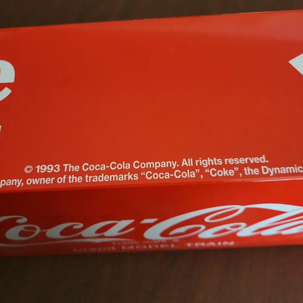 Vintage 1993  COCA COLA Box Car Train # 42911, G SCALE Made in Germany NEW